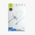 Kit Adaptador Blueo GaN 30W De Pared + Cable De Carga Rápida