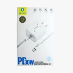 Kit Adaptador Blueo GaN 30W De Pared + Cable De Carga Rápida