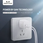 Adaptador Keephone 20W De Pared Doble Puerto De Carga Rápida - Image 3