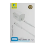 Kit Adaptador Blueo 20W De Pared + Cable De Carga Rápida