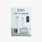 Cable CDM de Carga Tipo-C a Lightning 1MT