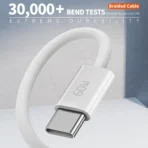 Cable de Carga y Sincronización de Grado Militar Para iPhone Tipo-C De Un Metro - Image 3