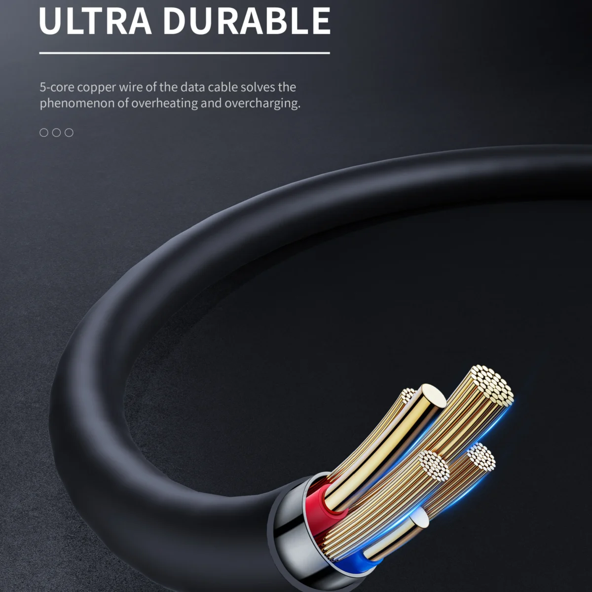 Cable de Carga Liquid Silicone Type-C a Type-C Keephone 1MT - Image 2