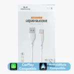 Cable de Carga Liquid Silicone USB-A a Type-C KEEPHONE 1MT