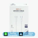 Cable de Carga y Sincronización de Grado Militar Para iPhone Tipo-C De Un Metro