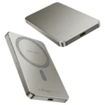 Bateria Portatil Inalambrica Magsafe PowerBank 5000mAh - Titanio Natural