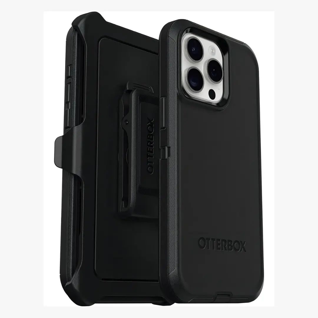 1 Estuche Resistente Antigolpes Triple Capa OtterBox Defender Grado Miliar Para iPhone 15 Pro Max - Image 1