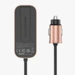 Cargador Para Carro Largo Multi Puerto Carga Rápida 107W - Oro Rosa - Image 9