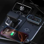 Cargador Para Carro Largo Multi Puerto Carga Rápida 107W - Oro Rosa - Image 3