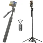 Tripode Selfie Stick 2 Metros Para Celular Control Remoto Bluetooth