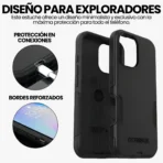 Estuche Resistente Antigolpes Doble Capa Protección Anticaidas Grado Miliar Para iPhone 16 Pro Max - Image 4