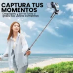 Tripode Selfie Stick 2 Metros Para Celular Control Remoto Bluetooth - Image 8