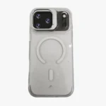 Estuche AntiGolpes Con brillos Para iphone 17 Pro Max Blanco