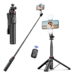 Tripode Selfie Stick Con 2 Luces 131cm Para Celular