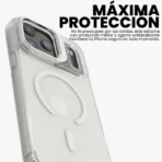 Estuche AntiGolpes Con brillos Para iphone 17 Pro Max Blanco - Image 2