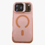 Estuche AntiGolpes Con brillos Para iphone 17 Pro Max Rosado