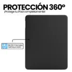 Estuche Resistente Carcasa Antigolpe Escarchada Grado Militar Para iPad Pro 11 2018 - NEGRO - Image 4