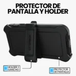 Estuche Resistente Antigolpes Triple Capa OtterBox Defender Grado Miliar Para iPhone 16 Pro Max - Image 3