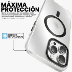 Estuche Protector Con Magsafe Mate Para iPhone 16 pro - Negro - Image 2