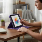 Estuche Resistente Carcasa Antigolpe Escarchada Grado Militar Para iPad Pro 11 2018 - LILA - Image 4