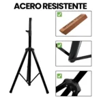 Tripode Para Cabina Sonido 180cm/50kg Base Soporte Audio Dj - Image 4