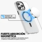 Estuche Protector Con Magsafe Mate Para iPhone 16 pro - Negro - Image 4
