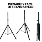 Tripode Para Cabina Sonido 180cm/50kg Base Soporte Audio Dj - Image 3