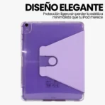 Estuche Resistente Carcasa Antigolpe Escarchada Grado Militar Para iPad Pro 11 2018 - LILA - Image 3