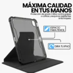Estuche Resistente Carcasa Antigolpe Escarchada Grado Militar Para iPad Pro 11 2018 - NEGRO - Image 2