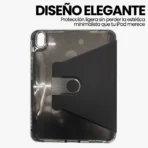 Estuche Resistente Carcasa Antigolpe Escarchada Grado Militar Para iPad Pro 11 2018 - NEGRO - Image 3
