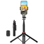 Tripode 131cm Selfie Stick Celular Bluetooth Color Negro - Image 7