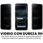 Vidrio Templado Antiespia Dureza 9H + Kit de colocación Para Iphone 17 Pro Max - Image 2