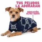 Ropa para mascota camisa para perro GUCCI - AZUL XXL - Image 2