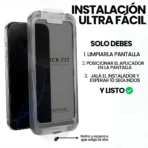 Vidrio Templado Antiespia Dureza 9H + Kit de colocación Para Iphone 17 Pro Max - Image 3