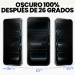 Vidrio Templado Antiespia Dureza 9H + Kit de colocación Para Iphone 17 Pro Max - Image 4