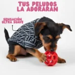 Ropa para mascota camisa para perro Fendi - GRIS - Image 3