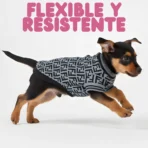 Ropa para mascota camisa para perro Fendi - GRIS - Image 4