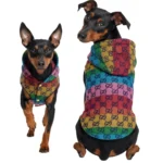 Ropa Para Mascota Chaleco Con Capucha Gucci Ropa Duradera - S