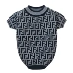 Ropa para mascota camisa para perro Fendi - GRIS - Image 8
