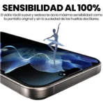 Vidrio Templado Antiespia Dureza 9H + Kit de colocación Para Iphone 17 Pro Max - Image 6