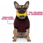 Ropa para mascota camisa para perro Fendi - ROJA - Image 4