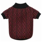 Ropa para mascota camisa para perro Fendi - ROJA - Image 8