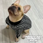 Ropa para mascota camisa para perro Fendi - BLANCA Y NEGRA - Image 5