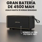 Parlante Portátil 60W Altavoz Grande - Negro - Image 3